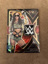 2023 WWE Panini Select Jacy Jayne BLACK Prizm Selective Swatches LOGO Patch 1/1