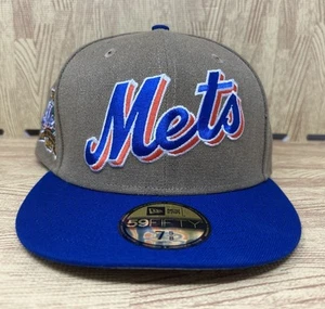 New Era New York Mets Canvas Crown 59FIFTY Fitted Hat 40th Year Side Patch 7 5/8 - Bild 1 von 8