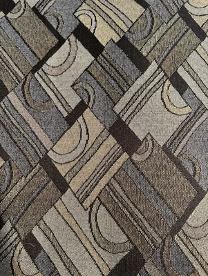 Multi color Upholstery fabric, black, beige, grey etc. SBTY - Image 1 of 3