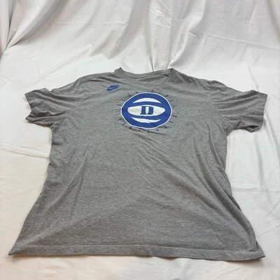 Youth Boy's Size XL Nike Gray Duke University Blue Devils Crew Neck T-shirt - Image 1 of 4