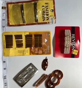 Vintage Haarschmuck Konvolut, Haarnadeln, Metallkämme usw. - Bild 1 von 2