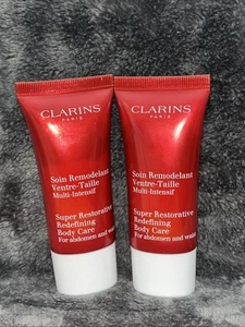 2 SEALED CLARINS Super Restorative Body Cream for Abdomen Waist 30 ml/ 1oz. New - Picture 1 of 1