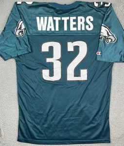 Vintage 90s Champion Philadelphia Eagles Ricky Watters #32 NFL Jersey Size 48 - Picture 1 of 8