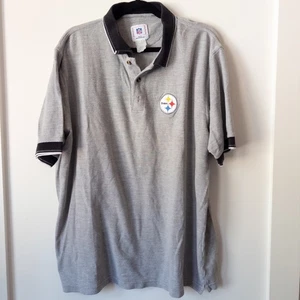 Vintage Pittsburgh Steelers NFL Poloshirt XL gesticktes Logo 90er Oversized - Bild 1 von 10