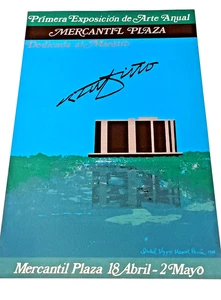 Rafael Tufino Prmera Exposicion Arte Annual Puerto Rico Silkscreen Poster NOS New - Bild 1 von 14