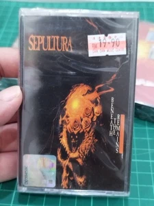 Sepultura Malaysia Official Cassette Brand New Sealed 马来西亚磁带 Brazil Thrash Metal - Picture 1 of 3