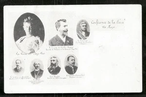 Convención de La Haya #2 Reina Guillermina Bélgica Países Bajos 1899 - Imagen 1 de 1