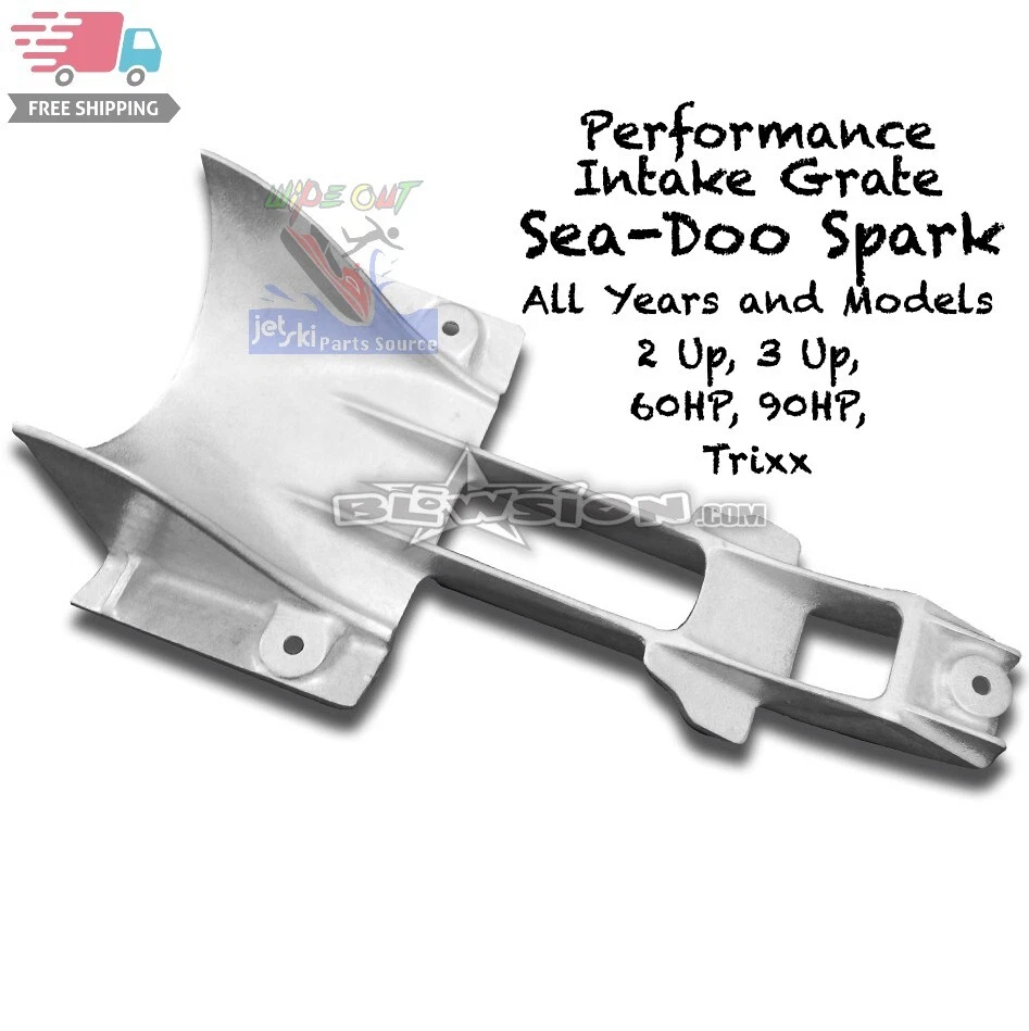 Rejilla de admisión Sea-Doo Spark Aluminio 244 Rendimiento Trixx 2Up 3Up 60hp 90hp Foto 1 de 1