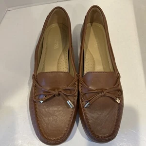 MICHAEL Michael Kors Women's Sutton Signature Moccasin Flat Loafer Size 7.5 NIB - Picture 1 of 7