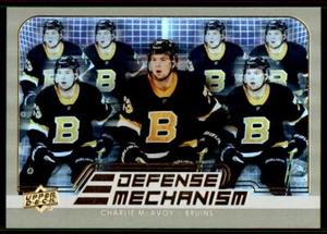 2022-23 Upper Deck #DM-20 Charlie McAvoy Defense Mechanism Gold - Picture 1 of 2