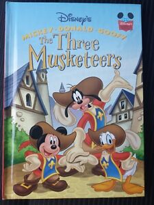 Disney Kids Book Mickey Donald Goofy Three Musketeers HC 2004 Wonderful World