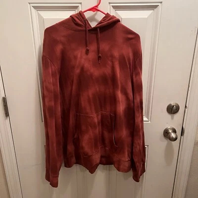 Sudadera roja vieja azul marino tejida con cordón talla XL Foto 1 de 3