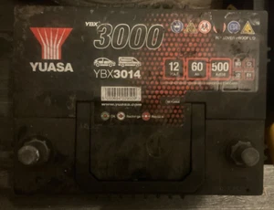 BATERÍA COCHE YUASA 3000 YBX3014 500A GRATIS AL DÍA SIGUIENTE DEL - Imagen 1 de 1