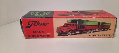 TEKNO OF DENMARK REPRODUCTION BOX  FOR  451 SCANIA VABIS TRUCK WITH CANOPY  1/43 - Image 1 of 4