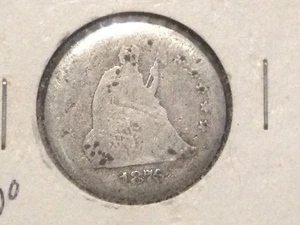Seated Liberty Quarter 1876 - Imagen 1 de 4