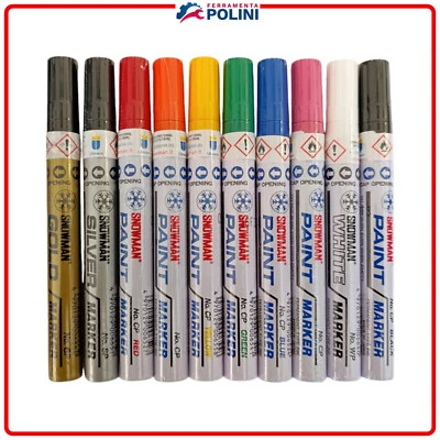SNOWMANN PENNARELLO MARCATORE INDELEBILE A SMALTO SNOWMAN PAINT MARKER P200 PUNTA 4,5mm