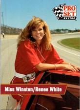 1991 Pro Set NASCAR Winston Cup Miss Winston Renee White sk1624