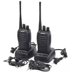 2pcs Baofeng BF-888S Two-way Radio UHF Walkie Talkie w/ Flashlight Transceiver - Picture 1 of 12