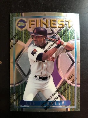 1995 Topps Finest #289 Red Sox Lee Tinsley Baseball Card - Image 1 of 2
