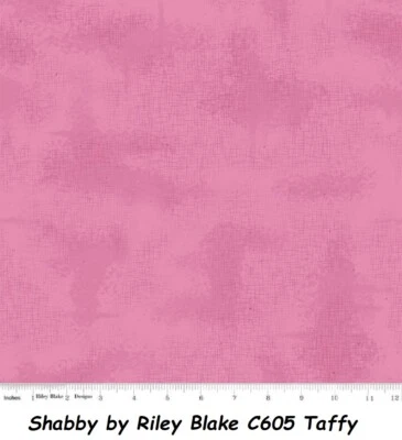 Shabby Tonals Licuadoras Algodón Edredón Tela Riley Blake BTY C605 TAFFY Rosa Foto 1 de 4