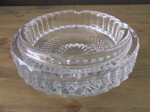 Waterford Colleen Crystal Clear 7in Round Ashtray/Trinket Dish - Heavy 5 LB++ - Picture 1 of 9