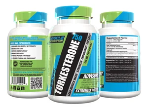 Muscle Addiction Turkesteron 750mg Muskelaufbau mit Bioperin 60 Kapseln Neu - Bild 1 von 2