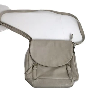 Vera Pelle Made In Italy Leather Crossbody Bag Purse Clean! Quality. I19 - Picture 1 of 9