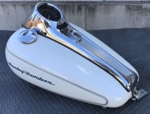 Harley Davidson Genuine Gas fuel tank 2005 FXSTD TC88 Softail Deuce meter #3956 - Picture 1 of 8