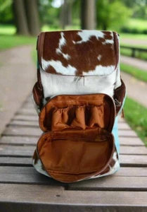 Customize Diaper Backpack Leather Bag Baby Shower Gift Baby Bag - Picture 1 of 6