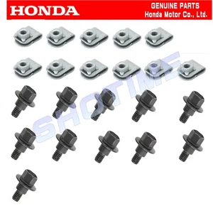 HONDA OEM CIVIC EF9 SIR Bumper Lip Spoiler Hardware 11 pcs Bolt & 11 pcs Nut Set - Bild 1 von 1