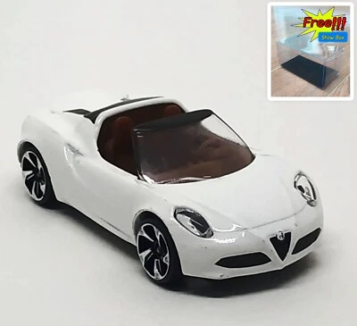 Majorette Alfa Romeo 4C Spider White 1:57 (3") Wheels 5LTS no Package - Image 1 of 4