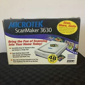 Microtek ScanMaker 3630 Flatbed Scanner/NEW - Picture 1 of 6