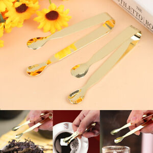 2pcs Stainless steel Sugar Tongs Candy Ice Cube Tongs Kitchen Buffet Bar To#km