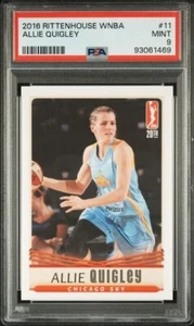 2016 Rittenhouse WNBA PSA 9 Allie Quigley Chicago Sky - Foto 1 di 2
