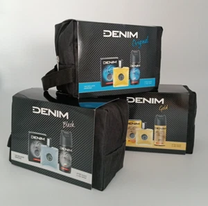 Denim Bag After Shave & Deo Spray Gift Set with Travel Bag Included - Picture 1 of 13