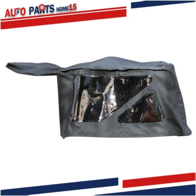 Ventanas tintadas de repuesto negras premium blandas para Jeep Wrangler 2010-16 2017 Foto 1 de 4