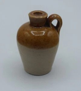 ANTIQUE ROYAL DOULTON LAMBETH MINIATURE JUG PITCHER SALT GLAZE 2.25" - Picture 1 of 5