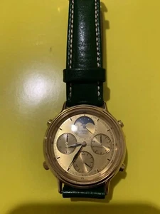 SEIKO 7A48-702A Chronograph Moon Phases excellent shipping from New York - Picture 1 of 5