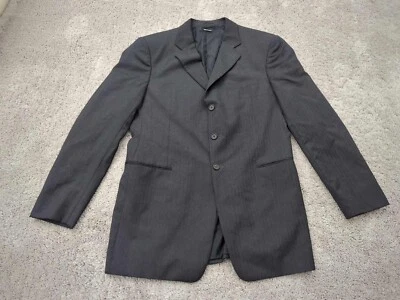 Giogio Armani for Michael J. Fister Blazer Mens L Chest: 44in 3 Button 100% Wool - Image 1 of 4