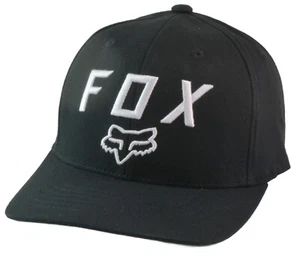 Fox Legacy Logos Moth 110 Adjustable Moto X Black Hat - Picture 1 of 8
