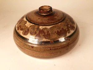Jarrón vintage japonés Stomeware Bud, hermoso esmalte y forma - Imagen 1 de 6