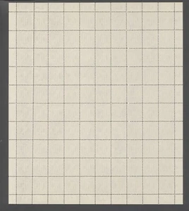 27Bz,Bogen gefaltet,xx,BT.9 (nach Krogmann) Feld 9,10 schmale bzw breite .  (M8) - Picture 1 of 2