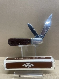 nMint In Box WESTERN USA 822 2 BLADE SAWCUT DELRIN BARLOW FOLDING KNIFE - Picture 1 of 5