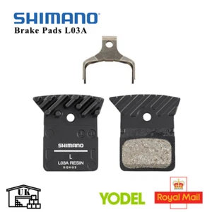 Shimano L03A-RF Resin Disc Brake Pads w/Spring Cooling Fin XT Ultegra (L05A) - Picture 1 of 2