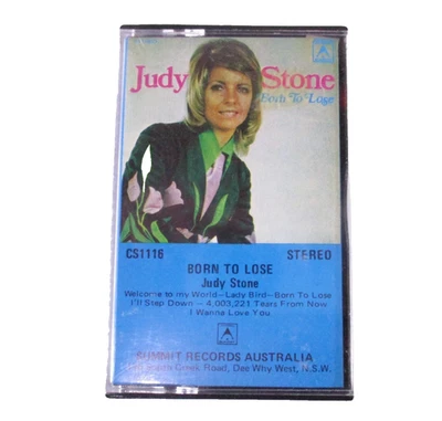 Judy Stone Born To Lose Vintage Cassette Tape Summit Records Tested - Image 1 of 4