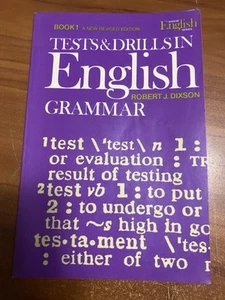 Tests & Drills in English: Grammar - Book 1 - Robert J Dixson - Picture 1 of 2