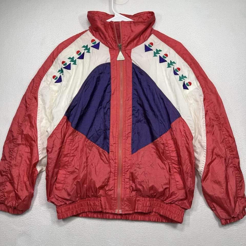 Chaqueta cortavientos Wilson vintage para mujer M forrada años 80 90 abrigo unisex Foto 1 de 4