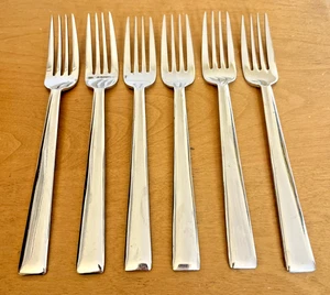 Michael Lloyd MLL16 Forks 8.25 inches - Set of 6 - Flat Tip Glossy Stainless - Picture 1 of 5