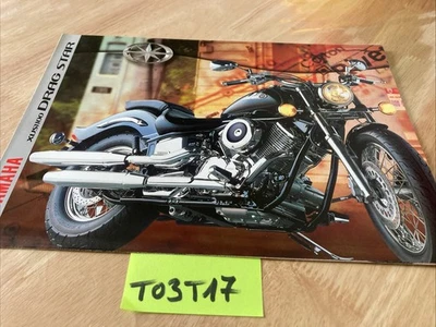 Yamaha XVS1100 Drag Star Moto Catálogo Folleto XVS 1100 Aviso - Imagen 1 de 4