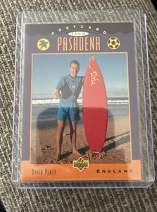 1994 Upper Deck Postcard From Pasadena David Platt England Soccer 304 - Picture 1 of 3